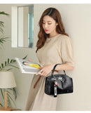 Bolsa Couro PU Alça Superior Grande | Frete Grátis 🔥