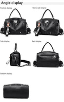 Bolsa Couro PU Alça Superior Grande | Frete Grátis 🔥