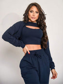 Conjunto Holiday Moletom 🔥Frete Grátis