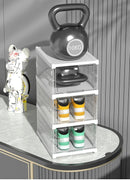 Organizador transparente Caixa de 4 Rodas Rodízios Dobrável🔥