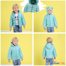 Jaqueta Infantil Puffer com Capuz Virtual Store 🔥