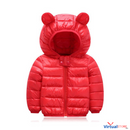 Jaqueta Infantil Puffer com Capuz Virtual Store 🔥
