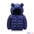 Jaqueta Infantil Puffer com Capuz Virtual Store 🔥