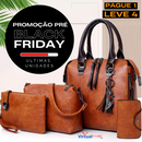 Bolsa Nature de Couro-Compre 1 Leve 4 [MEGA PROMOÇÃO PRÉ BLACK FRIDAY]🔥