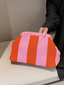 Bolsa listra Crochê | Frete Grátis 📦