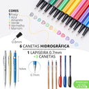 Kit Material Completo Mochila | Material| Estojo Escolar  - Frete Grátis 🔥