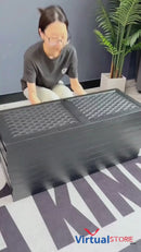 Organizador transparente Caixa de 4 Rodas Rodízios Dobrável🔥