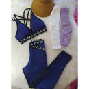 Conjunto Fitness Feminino Legging e Top Com Elástico - Frete Grátis 🔥