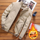 DIMUSI Outono Mens Bomber Jaquetas Casual Masculino Outwear Fleece Thick Warm Windbreaker Jaqueta Mens Militar Baseball Casacos Roupas