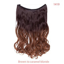 Mega Hair Invisível - Aplique de Cabelos Cacheados Virtual Store 🔥