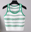 Top sem mangas cropped