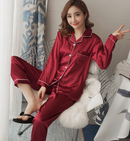 pijama de lapela cardigan