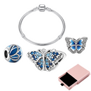 Cópia de Kit Borboletas 3 Berloques + 1 Pulseira + Brinde