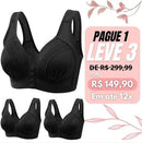 sutiã de botão de tamanho grande