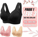 sutiã de botão de tamanho grande