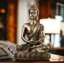 Estátua em Pedra Indiana Siddharta Gautama o Buda