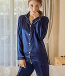 pijama de lapela cardigan