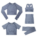 Conjunto Feminino Fitness Yoga Virtual Store - 5 peças