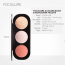 Paleta de Iluminador Focallure - 3 Cores Virtual Store🔥