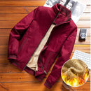 DIMUSI Outono Mens Bomber Jaquetas Casual Masculino Outwear Fleece Thick Warm Windbreaker Jaqueta Mens Militar Baseball Casacos Roupas