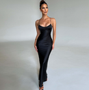 Pacote de festa europeu e americano Hip Dress sexy slim backless cintura slim sereia saia sling dress