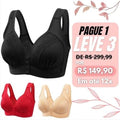 sutiã de botão de tamanho grande