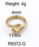 Anel Ajustável Abraço em Ouro - Frete Grátis 🔥