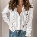 camisa casual de cor sólida