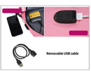 Mochila Feminina com Entrada USB e Trava Anti-Roubo Virtual Store